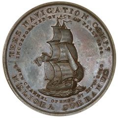 Medal - William IV Channel to Newport, bronze