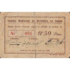 0.50 Pesetas Guardiola de Bages