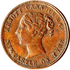 1 Farthing - Victoria Arnott Cannock and Co Drapers Newcastle On Tyne