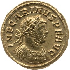 Aureus - Carinus VIRTVS AVG, Hercules