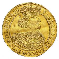 Dwudukat gdański - Władysław IV Waza Gdańsk mint