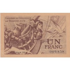 1 Franc - Chambres de Commerce de Bordeaux