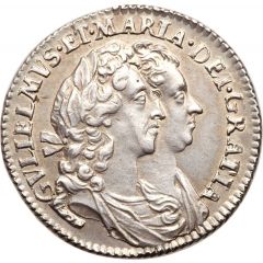 6 Pence - William and Mary