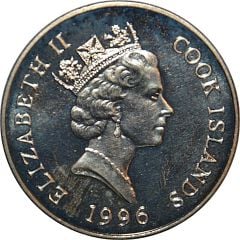 1 Dollar - Elizabeth II Fallow deer