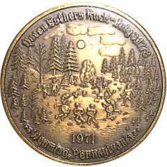 Token - Wyoming Valley Coin Club Queen Esthers Rock
