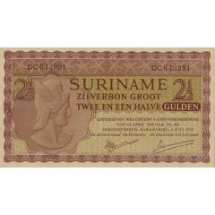 2 1/2 Gulden Silver voucher