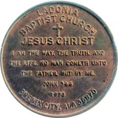 Token - Ladonia Baptist Church Phenix City, Alabama