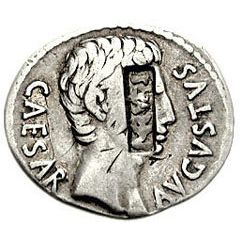 Denarius - Augustus MARTIS VLTORIS, Mars