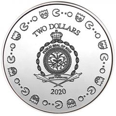 2 Dollars - Elizabeth II Pac-Man