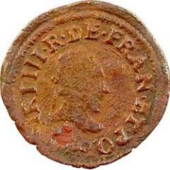 Denier Tournois - Henri III Bourges