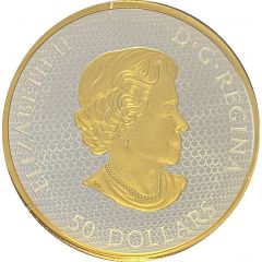 50 Dollars - Elizabeth II Santa`s Sleigh