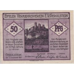 50 Pfennigs Gerolstein, Eifeler Verkehrsverein