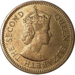 5 Cents - Elizabeth II Nickel Brass