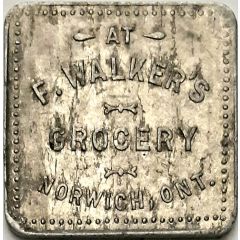 50 Cents - F. Walker`s Grocery Norwich, Ontario