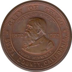 Medal - City of Chico Centennial California