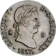 8 Maravedis - Carlos V pretender