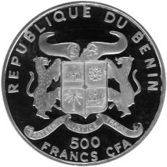 500 Francs CFA Vreneli