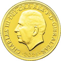 1/8 Sovereign - Charles III St George and the Dragon, Gold