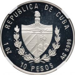 10 Pesos 40th Anniversary of Landing of the Granma