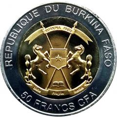 50 Francs CFA Elephant