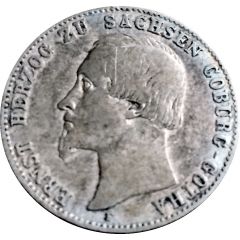 ⅙ Thaler - Ernest II