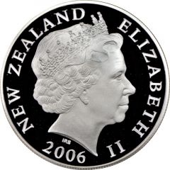 1 Dollar - Elizabeth II 4th Portrait, FIFA, Silver Proof
