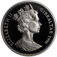 1 Crown - Elizabeth II Marilyn Monroe, Silver Proof