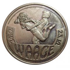 Medaille - Astro Sex Taler - Waage 24.9-23.10