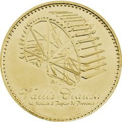 Tourist token - Monnaie de Paris - Fontaine de Vaucluse - Moulin à papier Vallis Clausa