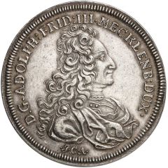 2 Thalers - Adolphus Frederick III Bicentenary of the Reformation