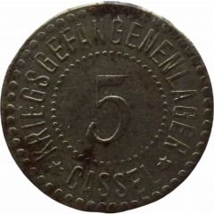 5 Pfennig - Cassel Kriegsgefangenenlager