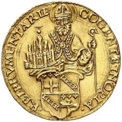 3 Ducats - Benedict XIII 200th Anniversary Famine 1529