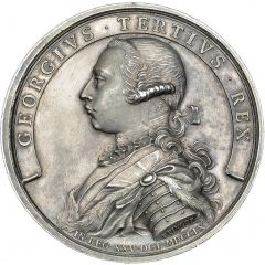 Medal - George III Accession, Pingo, silver, 55mm
