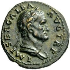 Dupondius - Galba S P Q R O B CIV SER