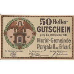 50 Heller Purgstall
