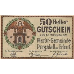 50 Heller Purgstall
