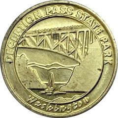 Token - Washington State Parks Centennial - Deception Pass State Park Oak Habor, Washington
