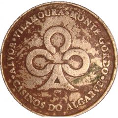 25 Escudos - Casino de Monte Gordo Algarve