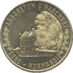 Monnaie de Paris Tourist Token - Arboretum d`Harcourt Eure - Normandie