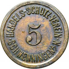 5 Pfennig - Handels Schutz Verein Schwenningen