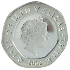 20 Pence - Elizabeth II Rushen Abbey, Silver Proof