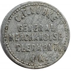 25 Cents - C. F. Lubke Clermont, Iowa
