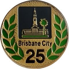 Medal - Brisbane City- 25 Years Company Medal