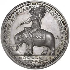 Medal - George II Battle of Plassey, silver