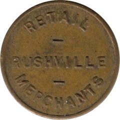 1/4 Cent - Rushville Merchants Rushville, Illinois