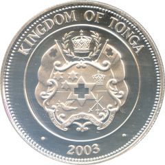 1 Pa`anga - Taufa`ahau Tupou IV Olympic Games 2004