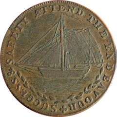 1/2 Penny Sussex - Hastings