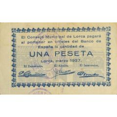 1 Peseta Lorca
