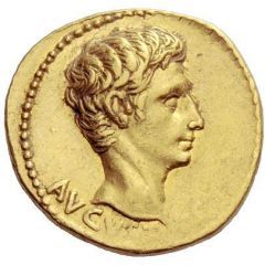 Aureus - Augustus S P Q R CL V, Victory