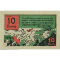 10 Pfennig Brocken/Brockenwirt